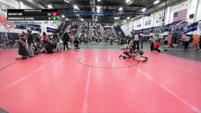 102 lbs 3rd Place Match - Esmeralda Clavel, Grand Terrace vs Juliah Lee, Eldorado