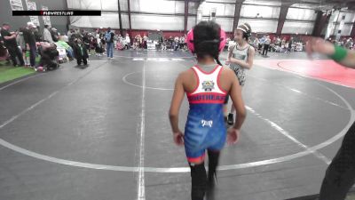 55 lbs Rr Rnd 3 - Abrielle Thomas, Perkasie vs Joslyn Wehmeyer, North Wales