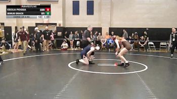 126 lbs Consi Of 8 #2 - Cecilia Pioggia, Agawam vs Jewlie Grace, Walpole
