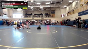 197 lbs Quarterfinals (16 Team) - Matthew Ager, Southwestern Oregon Community College vs Brannigan Reyes, Cowley College