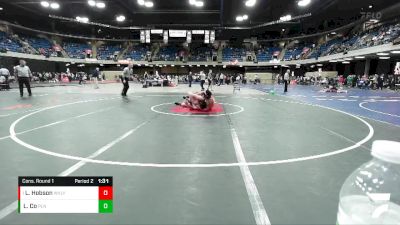 285 lbs Cons. Round 1 - Leonidas Hobson, Waubonsie Valley vs Liam Co, Plainfield North