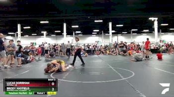 88 lbs Round 3 (4 Team) - Brody Mayfield, Mayfield Mat Academy vs Lucas Dorrman, M2TCNJ