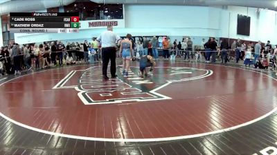 117 lbs Cons. Round 1 - Mathew Ordaz, Ranger Wrestling Club vs Cade Ross, Fort Defiance