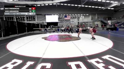 174 lbs Cons. Round 2 - Jake Abramson, Ithaca vs Max Fredericks, Norwich