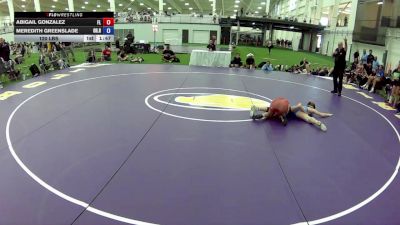 120 lbs Abigail Gonzalez, Florida vs Meredith Greenslade, Ohio Red