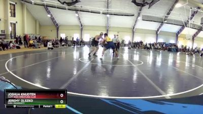 174 lbs Quarterfinal - Joshua Knudten, Cliff Keen Wrestling Club vs Jeremy Olszko, Ohio University