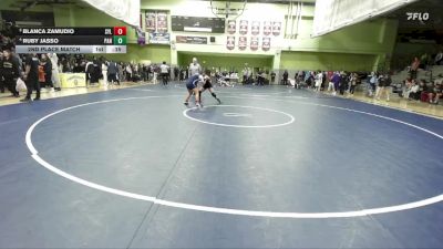 130 lbs 2nd Place Match - Blanca Zamudio, SYLMAR vs Ruby Jasso, PANORAMA
