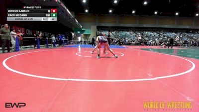 157 lbs Consi Of 8 #1 - Jordon Larson, Team Aggression vs Zack McCann, Timpanogos Wrestling