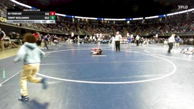 82 lbs Quarterfinal - Dj Towler, Aliquippa vs Tripp Wolanski, Bald Eagle Area