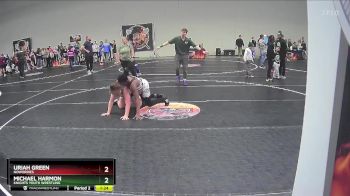 150 lbs 2nd Place Match - Michael Harmon, Knights Youth Wrestling vs Uriah Green, NoWorries