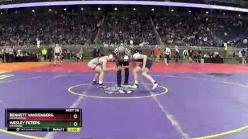 D3-189 lbs Quarterfinal - Wesley Peters, Richmond vs Bennett VandenBerg, Constantine