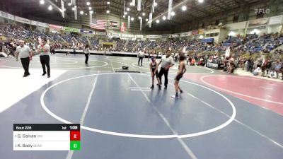 81 lbs Round Of 16 - DeMario Galvan, Viking Wrestling vs Kyra Bady, Bear Creek Jr. Wrestling