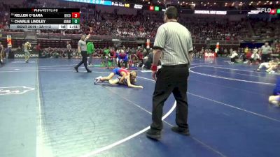2A-113 lbs Champ. Round 1 - Charlie Lindley, Anamosa vs Kellen O`Gara, Decorah