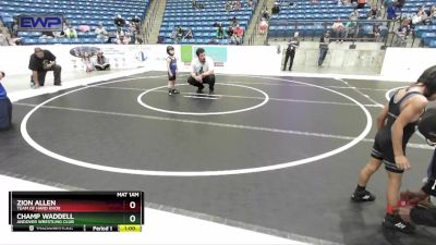 43 lbs Round 4 - Champ Waddell, Andover Wrestling Club vs Zion Allen, Team Of Hard Knox