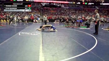 1A-132 lbs Champ. Round 2 - Truman Hogen, Central Springs vs Ryan Bahnson, West Lyon