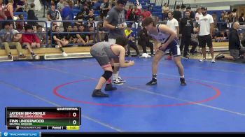 160 lbs Quarterfinal - Jayden Bim-Merle, Beverly Hills High School vs Finn Underwood, Neutral Grounds