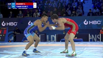 65 kg 1/2 Final - Zagir Shakhiev, Russian Wrestling Federation vs Tulga Tumur Ochir, Mongolia