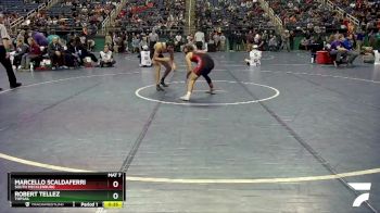 4A 132 lbs Cons. Round 3 - Robert Tellez, Topsail vs Marcello Scaldaferri, South Mecklenburg