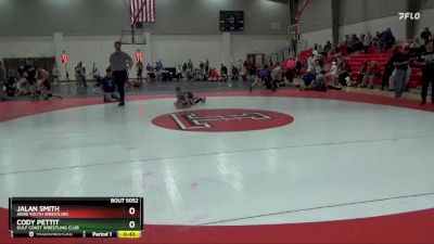 75 lbs Cons. Semi - Jalan Smith, Arab Youth Wrestling vs Cody Pettit, Gulf Coast Wrestling Club