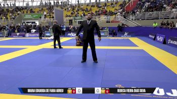 Rebeca Vieira Dias Silva vs Maria Eduarda De Faria Abreu 2025 Brasileiro Jiu-Jitsu IBJJF