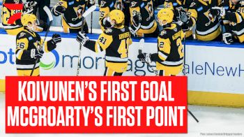 Penguins Prospect Rutger McGroarty Collects First Professional Point On A Ville Koivunen Goal