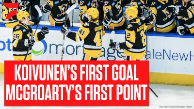 Penguins Prospect Rutger McGroarty Collects First Professional Point On A Ville Koivunen Goal