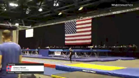 Emory Wyatt - Tumbling, Southlake Gymnastics - 2021 USA Gymnastics Championships