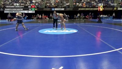 285 lbs Cons. Round 1 - Kamdyn Dorchester, Ithaca vs Mohamed Abdelatty, Ursinus
