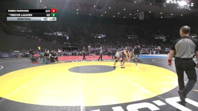 2A/1A Boys 157 Semifinal - Owen Parsons, Grant Union / Prairie City Boys vs Trevor Lasater, Gold Beach Boys