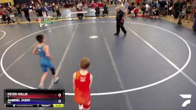 67 lbs Cons. Semi - Peter Willis, IL vs Gabriel Jasso, MN