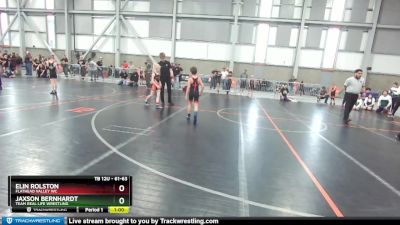 61-63 lbs Round 1 - Jaxson Bernhardt, Team Real Life Wrestling vs Elin Rolston, Flathead Valley WC