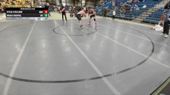 Cons. Semi - Kyle Collins, Mandan Wrestling Club vs Beau Riopel, Spearfish