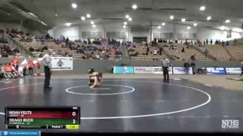 182 lbs Semis & 1st Wb (8 Team) - Noah Felts, Summit vs Deago Buck, Clarksville