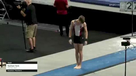 Nathan York - Vault, Premier West - 2021 US Championships