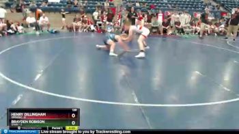 138 lbs Finals (8 Team) - Henry Dillingham, Oregon1 vs Brayden Robison, UTAH1