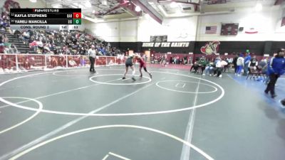 140 lbs Cons. Round 3 - Yareli Mancilla, Eisenhower vs Kayla Stephens, Barstow