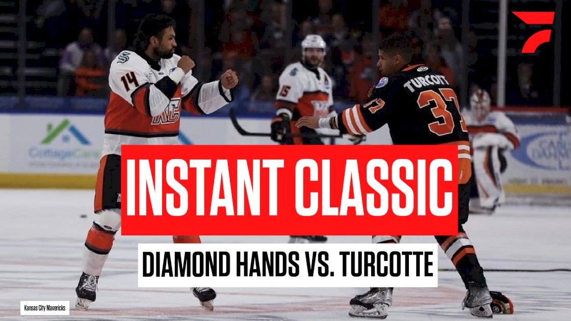 Diamond Hands Amesbury Vs ECHL Heavyweight Yanick Turcotte