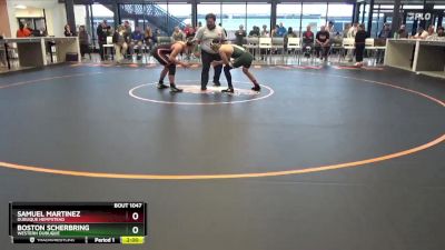 JV-17 lbs Round 1 - Boston Scherbring, Western Dubuque vs Samuel Martinez, Dubuque Hempstead