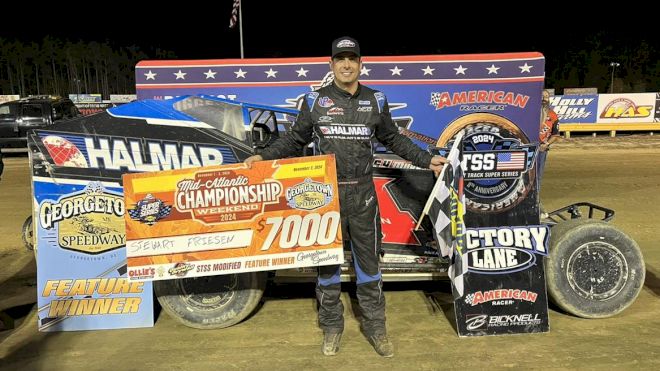 Stewart Friesen Pulls Off Last-Lap Pass In Short Track Super Series Finale