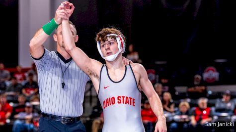 Ohio State Wrestling's Ben Davino Beats Nic Bouzakis In College Debut