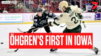 Minnesota Wild Top Prospect Liam Öhgren Scores First Goal For Iowa Wild, Dogs Love It On Pucks & Paws Day