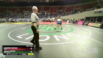 5A-215 lbs Semifinal - Jackson Doman, Canby vs Brian Cortez, Eagle Point