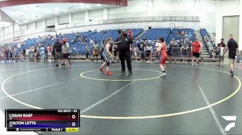 93 lbs Round 1 - Logan Raef, IN vs Colton Letts, MI