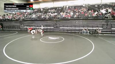 4A 144 lbs Quarterfinal - Ryker Maestas, Payson vs Payton Redd, Logan