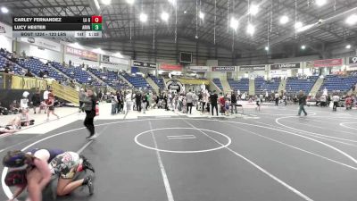 123 lbs Rr Rnd 3 - Carley Fernandez, La Gente WC vs Lucy Hester, Arvada West