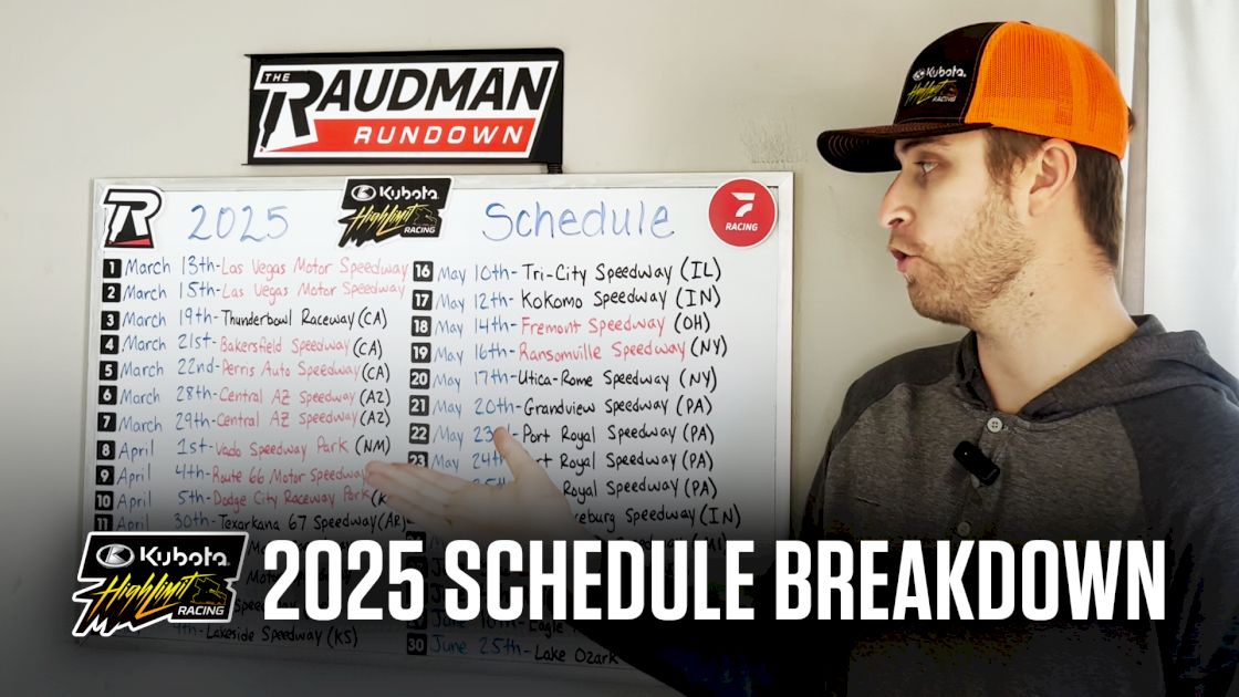 Breaking Down The 2025 High Limit Racing Schedule