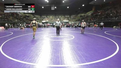 217 lbs Round Of 16 - Zachary Sendejas, Righetti vs Andru Balladarez, Edison