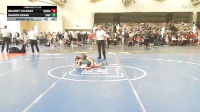 58-M lbs Round Of 16 - Delaney Coleman, RedNose Wrestling School vs Samson Drane, Gnwc