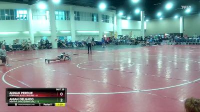 100 lbs Round 3 (8 Team) - Aniah Delgado, Indiana Smackdown Girls vs Annah Perdue, Nebraska Black Widows