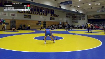 109 lbs Quarterfinal - Jax Vang, Buchanan vs Luke Loren, St. John Bosco